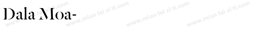 Dala Moa字体转换